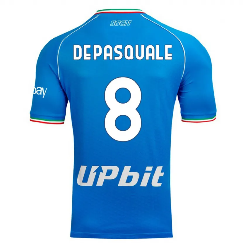 Danxen Niño Camiseta Dylan De Pasquale #8 Cielo Azul 1ª Equipación 2023/24 La Camisa