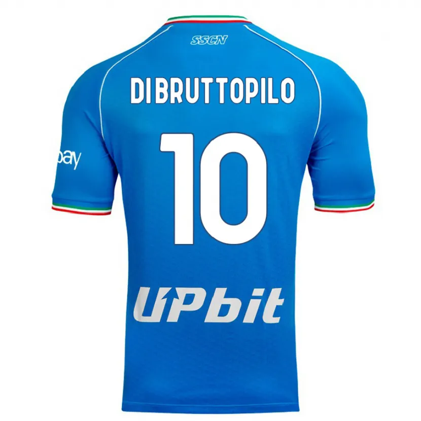 Danxen Niño Camiseta Giuseppe Ambrosino Di Bruttopilo #10 Cielo Azul 1ª Equipación 2023/24 La Camisa