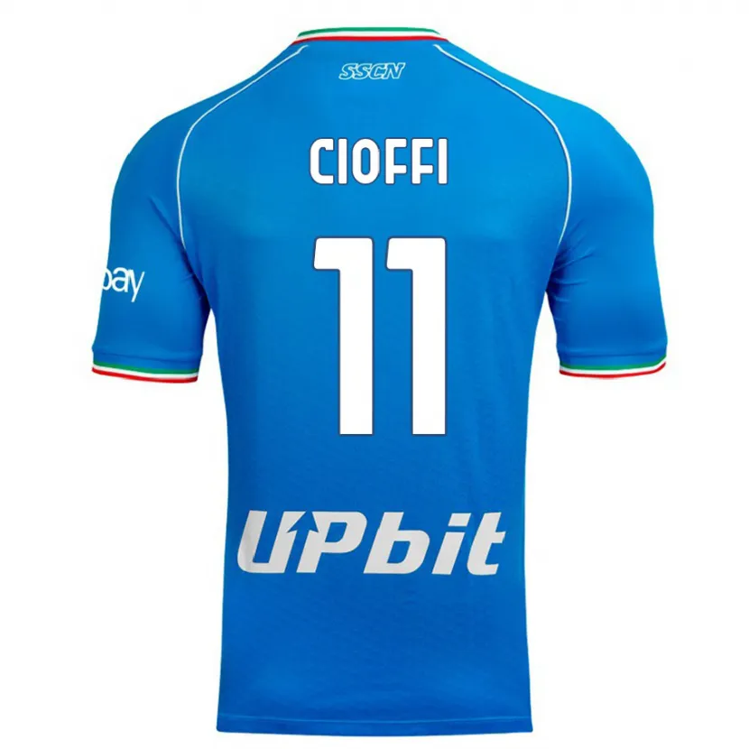 Danxen Niño Camiseta Antonio Cioffi #11 Cielo Azul 1ª Equipación 2023/24 La Camisa