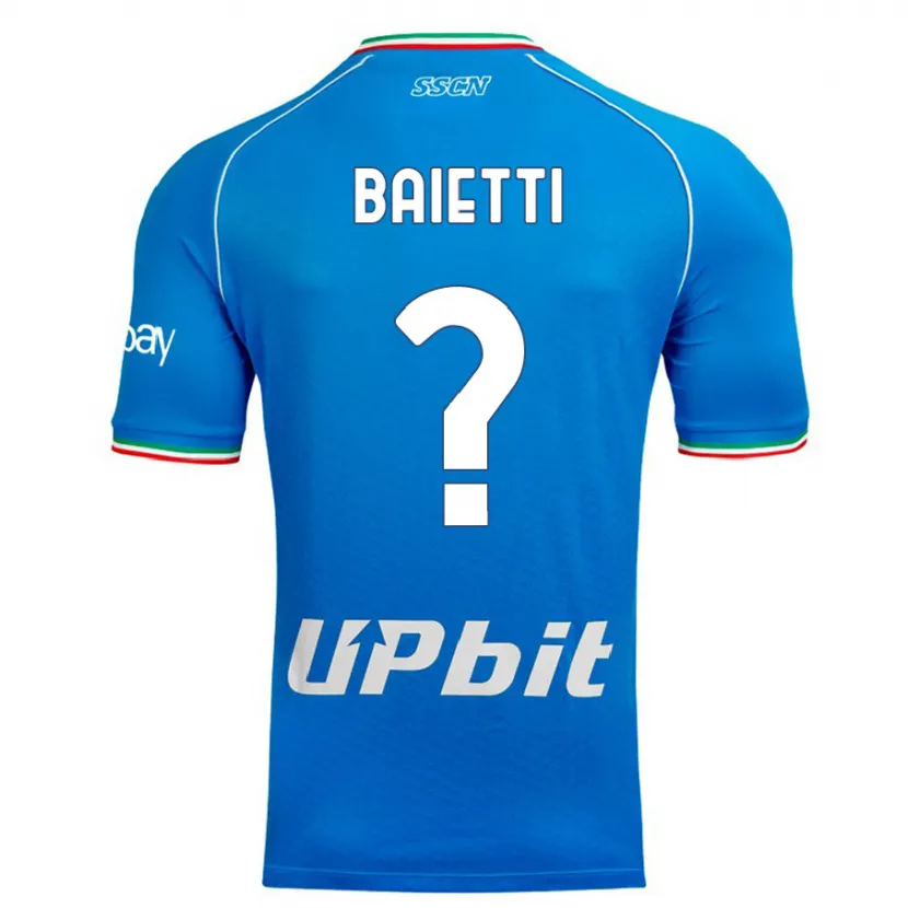 Danxen Niño Camiseta Francesco Baietti #0 Cielo Azul 1ª Equipación 2023/24 La Camisa