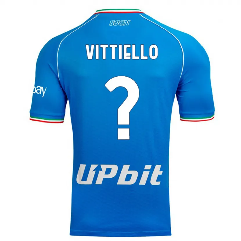 Danxen Niño Camiseta Antonio Vittiello #0 Cielo Azul 1ª Equipación 2023/24 La Camisa