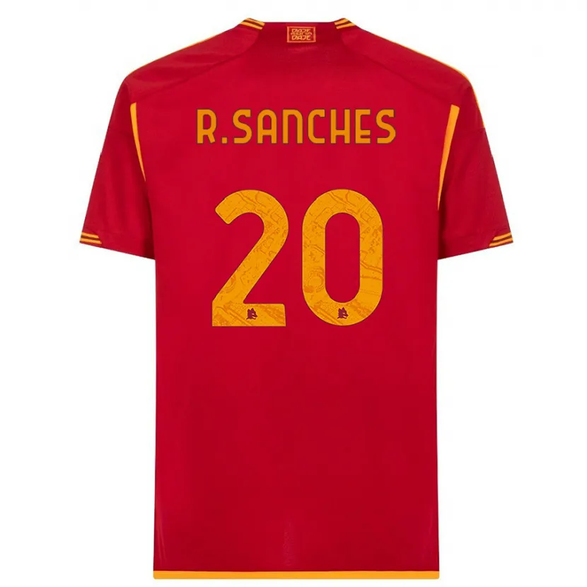 Danxen Niño Camiseta Renato Sanches #20 Rojo 1ª Equipación 2023/24 La Camisa