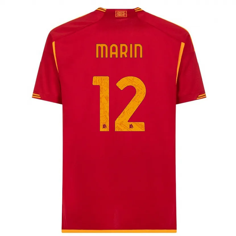 Danxen Niño Camiseta Renato Marin #12 Rojo 1ª Equipación 2023/24 La Camisa