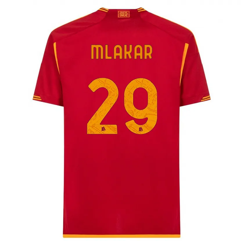 Danxen Niño Camiseta Luka Mlakar #29 Rojo 1ª Equipación 2023/24 La Camisa