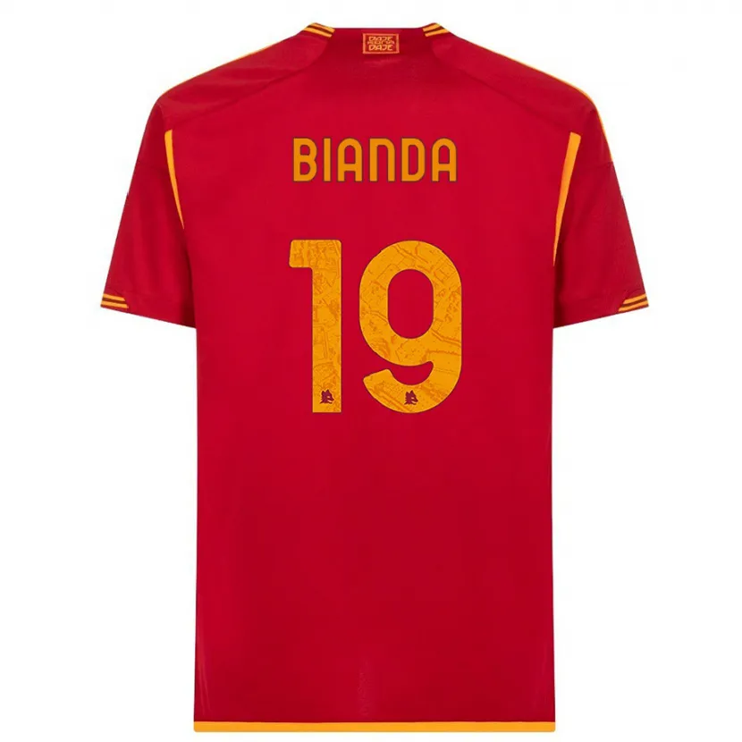 Danxen Niño Camiseta William Bianda #19 Rojo 1ª Equipación 2023/24 La Camisa