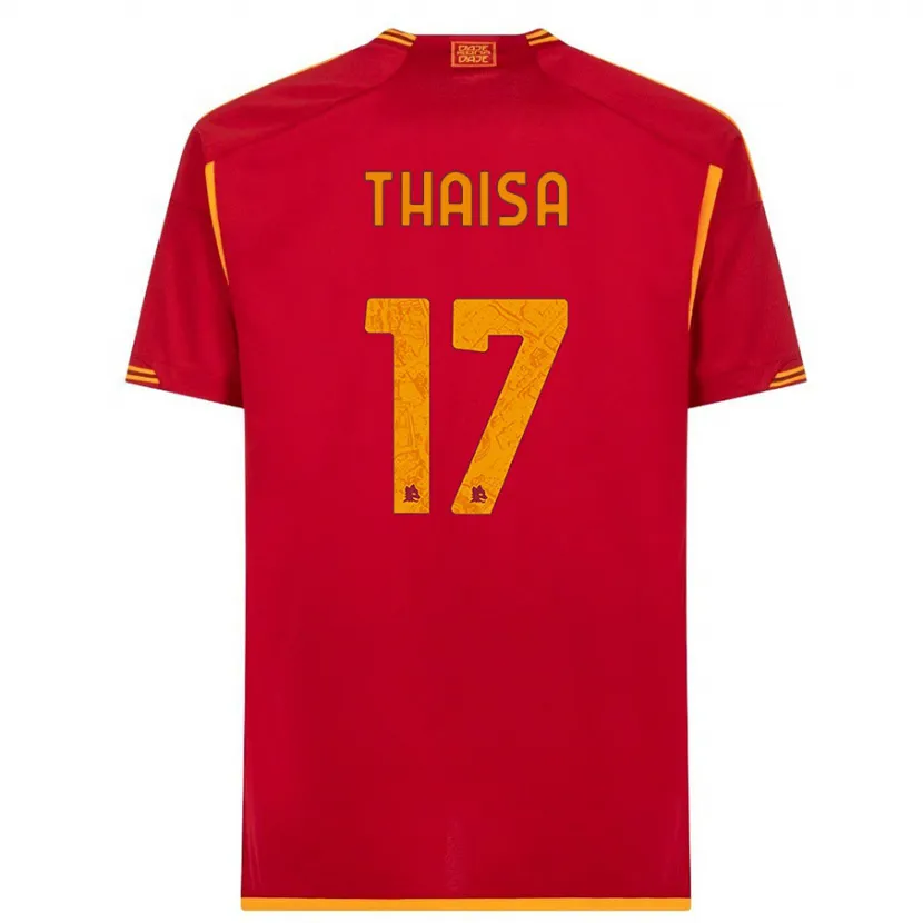 Danxen Niño Camiseta Thaisa #17 Rojo 1ª Equipación 2023/24 La Camisa