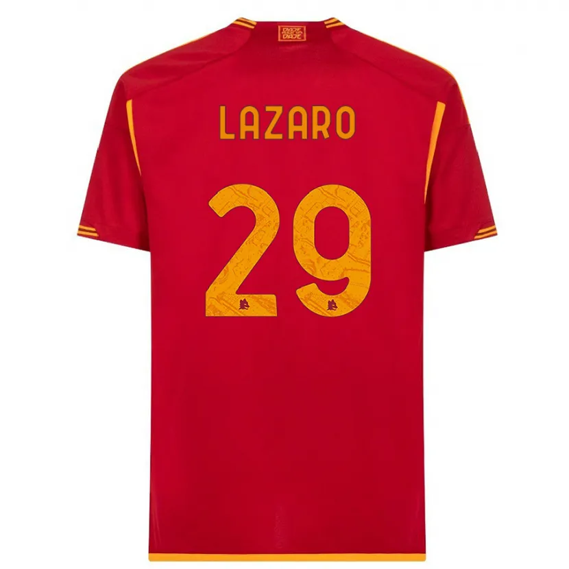 Danxen Niño Camiseta Paloma Lazaro #29 Rojo 1ª Equipación 2023/24 La Camisa