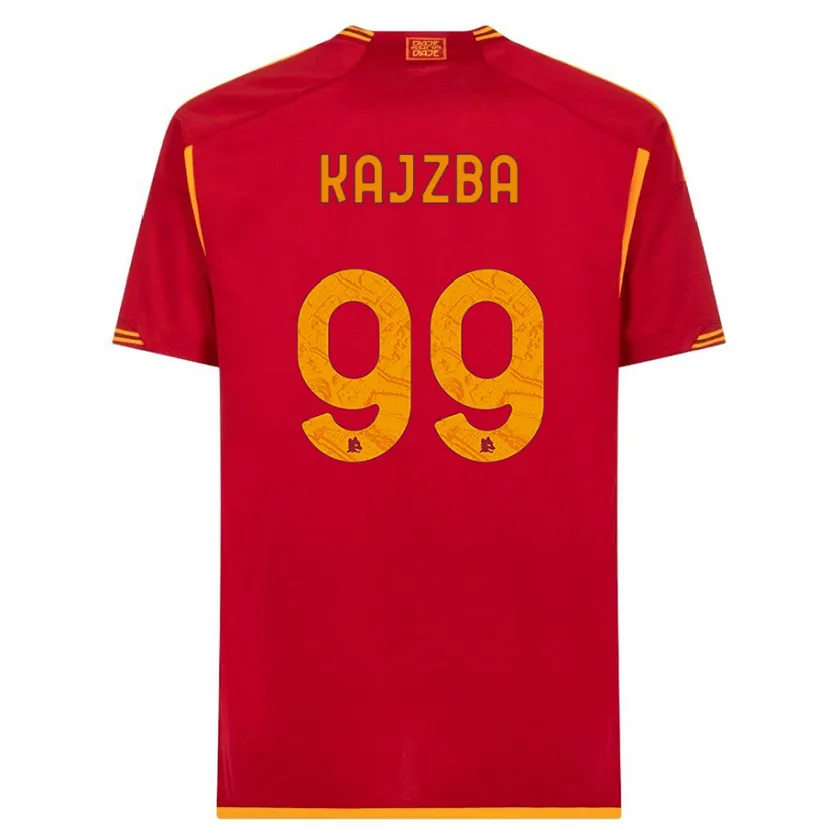 Danxen Niño Camiseta Nina Kajzba #99 Rojo 1ª Equipación 2023/24 La Camisa