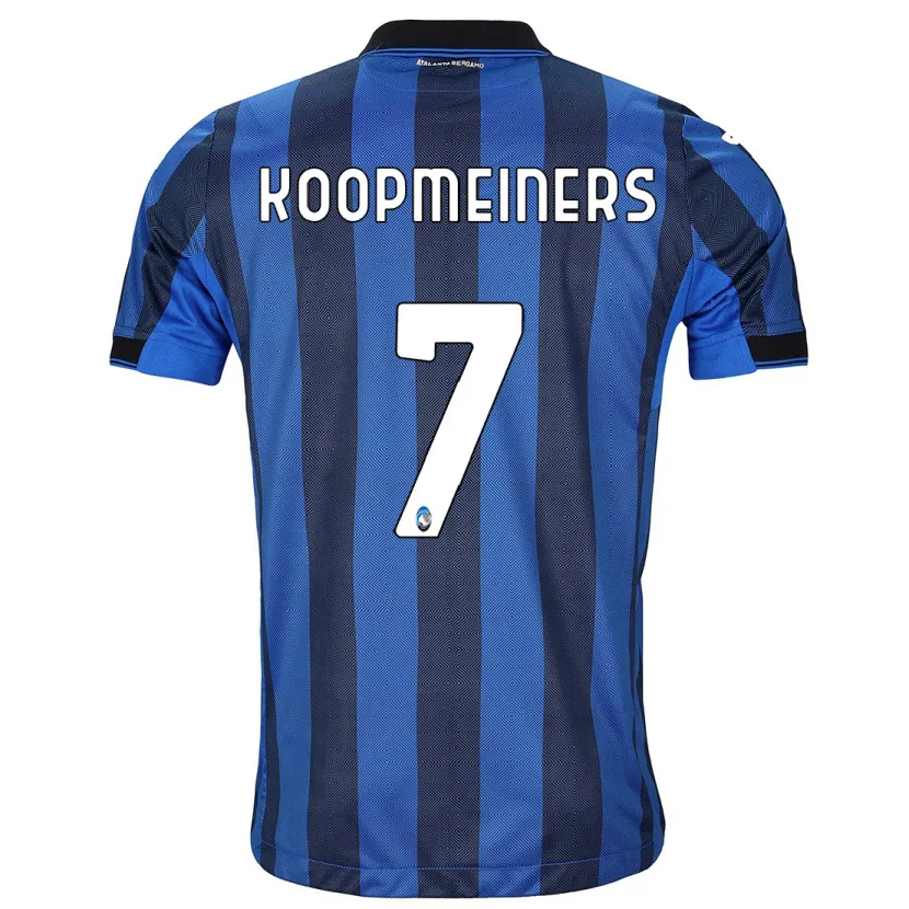 Danxen Niño Camiseta Teun Koopmeiners #7 Azul Negro 1ª Equipación 2023/24 La Camisa