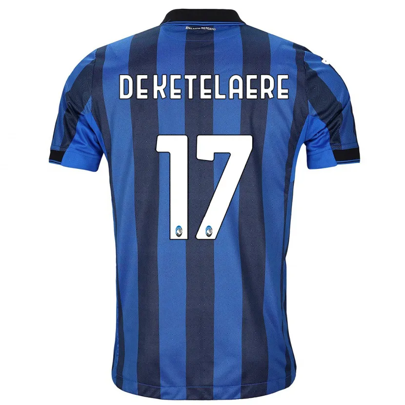 Danxen Niño Camiseta Charles De Ketelaere #17 Azul Negro 1ª Equipación 2023/24 La Camisa