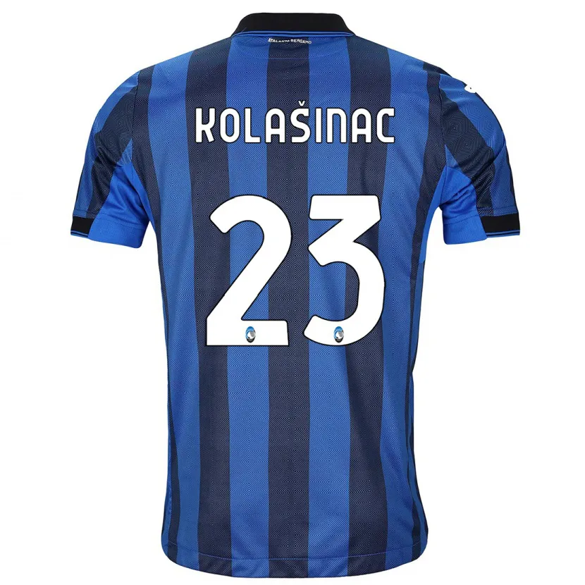 Danxen Niño Camiseta Sead Kolasinac #23 Azul Negro 1ª Equipación 2023/24 La Camisa