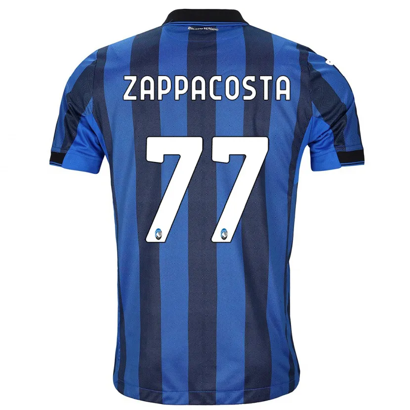 Danxen Niño Camiseta Davide Zappacosta #77 Azul Negro 1ª Equipación 2023/24 La Camisa