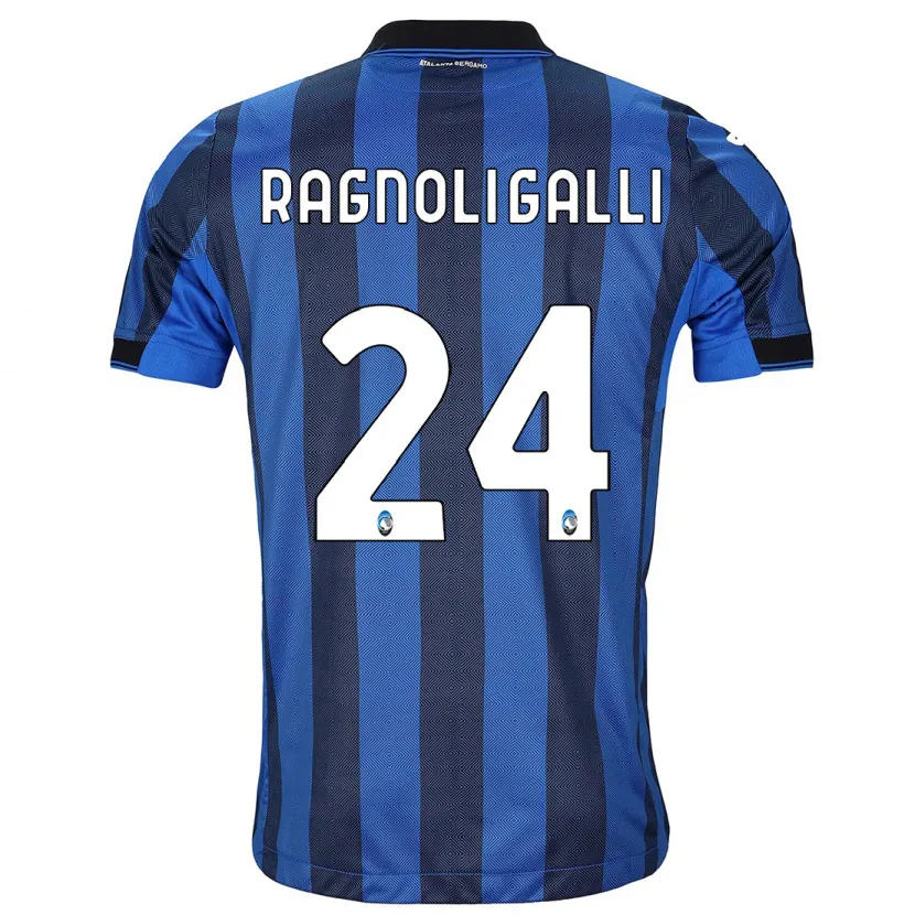 Danxen Niño Camiseta Federico Ragnoli Galli #24 Azul Negro 1ª Equipación 2023/24 La Camisa