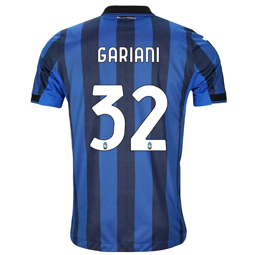 Danxen Niño Camiseta Niccolò Gariani #32 Azul Negro 1ª Equipación 2023/24 La Camisa