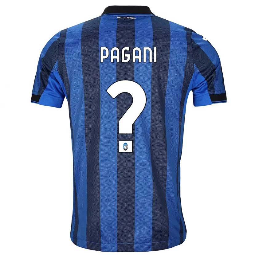 Danxen Niño Camiseta Federico Pagani #0 Azul Negro 1ª Equipación 2023/24 La Camisa