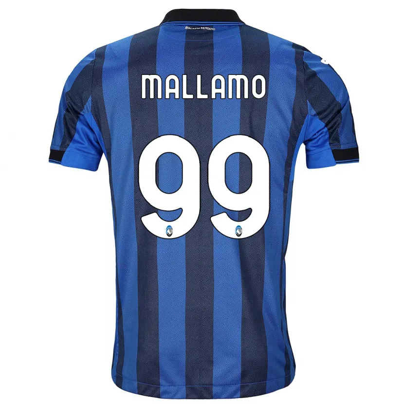 Danxen Niño Camiseta Alessandro Mallamo #99 Azul Negro 1ª Equipación 2023/24 La Camisa