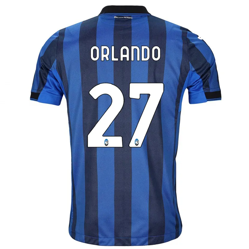 Danxen Niño Camiseta Daniele Orlando #27 Azul Negro 1ª Equipación 2023/24 La Camisa