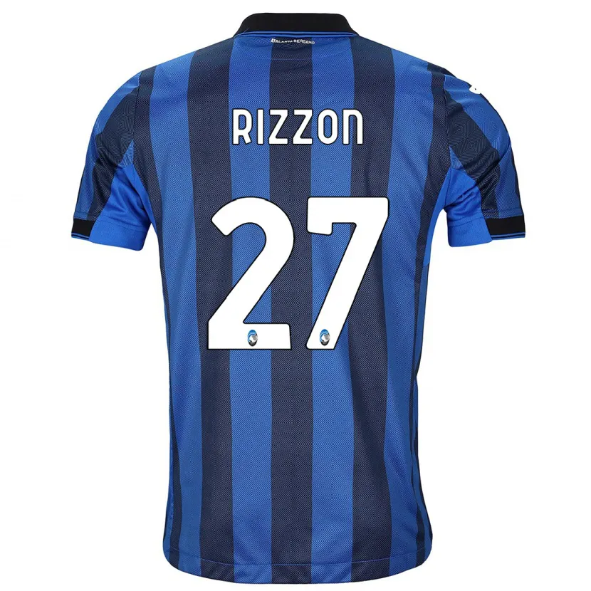 Danxen Niño Camiseta Giulia Rizzon #27 Azul Negro 1ª Equipación 2023/24 La Camisa