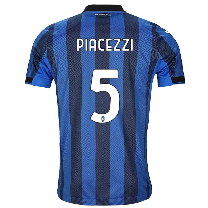 Danxen Niño Camiseta Eleonora Piacezzi #5 Azul Negro 1ª Equipación 2023/24 La Camisa