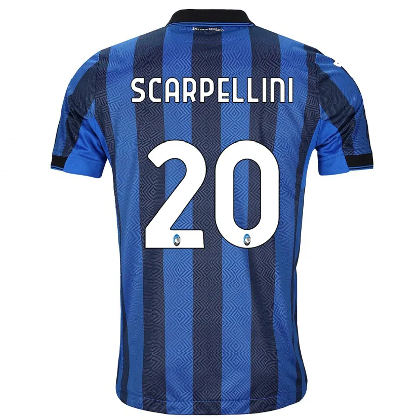 Danxen Niño Camiseta Andrea Scarpellini #20 Azul Negro 1ª Equipación 2023/24 La Camisa