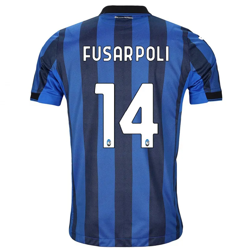 Danxen Niño Camiseta Giulia Fusar Poli #14 Azul Negro 1ª Equipación 2023/24 La Camisa