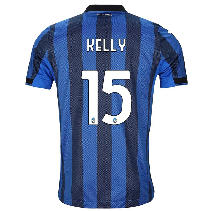 Danxen Niño Camiseta Maegan Kelly #15 Azul Negro 1ª Equipación 2023/24 La Camisa