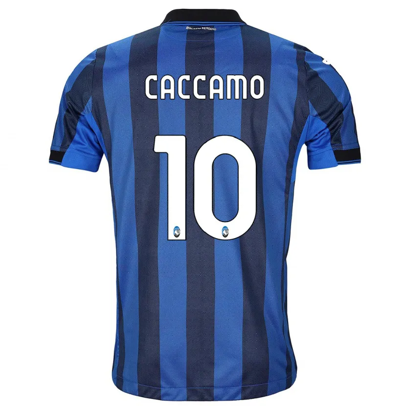 Danxen Niño Camiseta Patrizia Caccamo #10 Azul Negro 1ª Equipación 2023/24 La Camisa