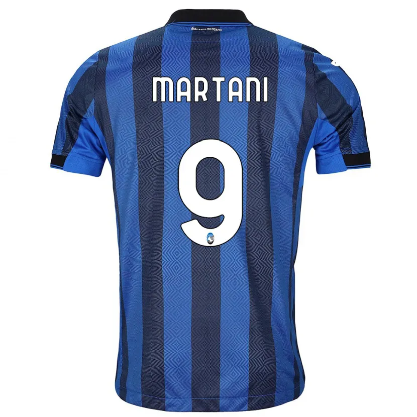 Danxen Niño Camiseta Alice Martani #9 Azul Negro 1ª Equipación 2023/24 La Camisa