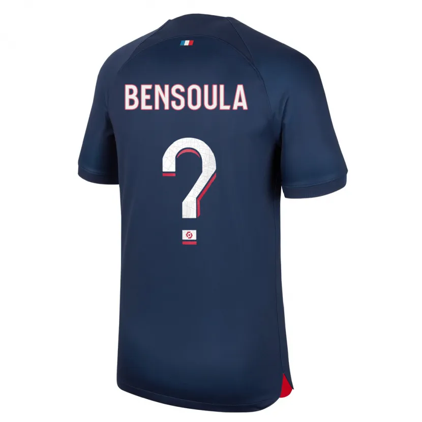 Danxen Niño Camiseta Kamil Bensoula #0 Azul Rojo 1ª Equipación 2023/24 La Camisa