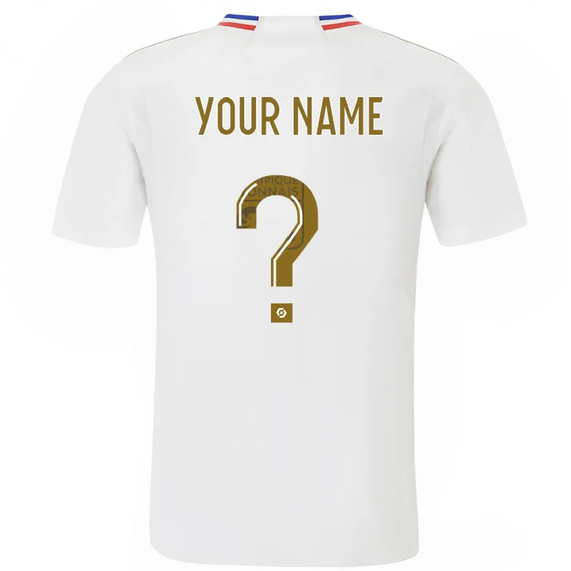 Danxen Niño Camiseta Su Nombre #0 Blanco 1ª Equipación 2023/24 La Camisa