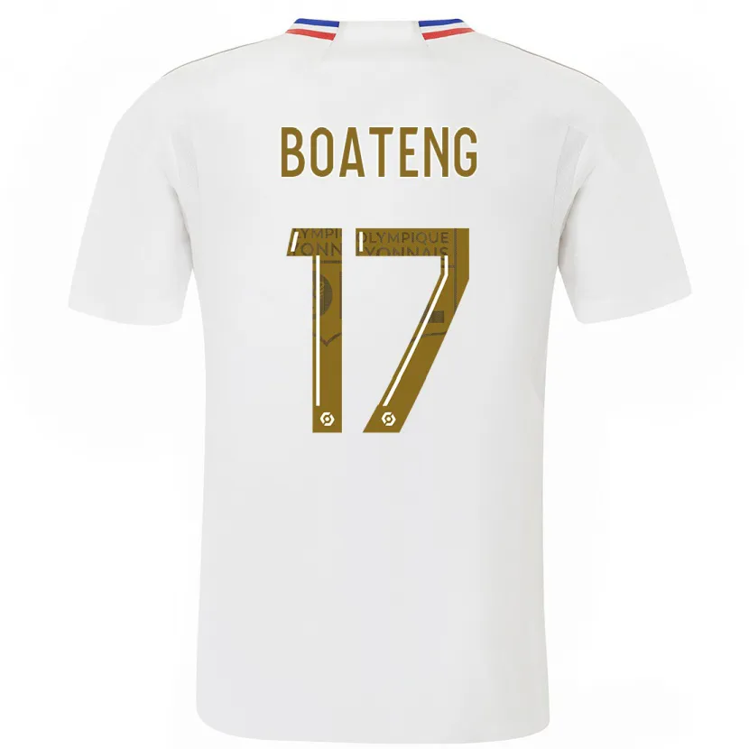 Danxen Niño Camiseta Jerome Boateng #17 Blanco 1ª Equipación 2023/24 La Camisa