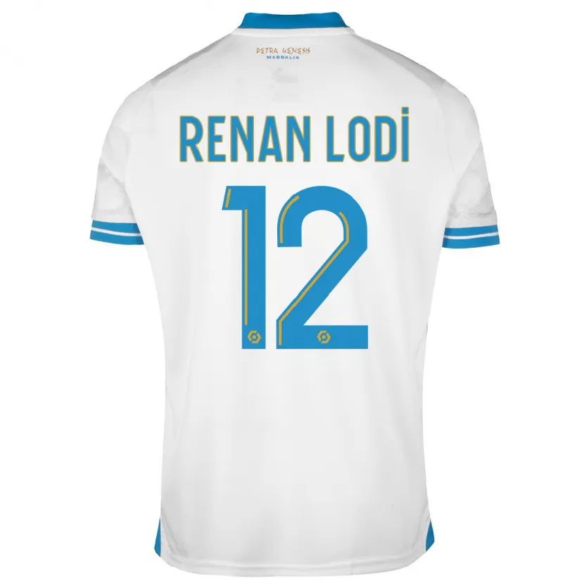 Danxen Niño Camiseta Renan Lodi #12 Blanco 1ª Equipación 2023/24 La Camisa