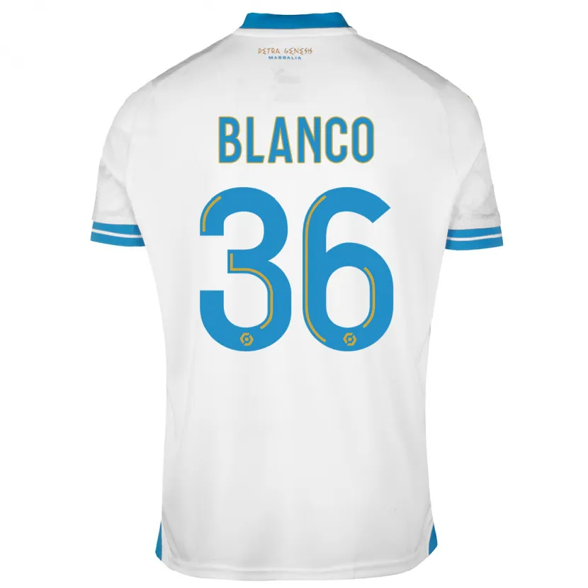 Danxen Niño Camiseta Rubén Blanco #36 Blanco 1ª Equipación 2023/24 La Camisa