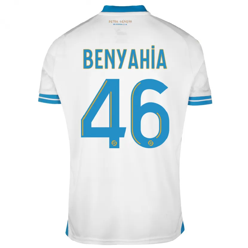 Danxen Niño Camiseta Aylan Benyahia-Tani #46 Blanco 1ª Equipación 2023/24 La Camisa