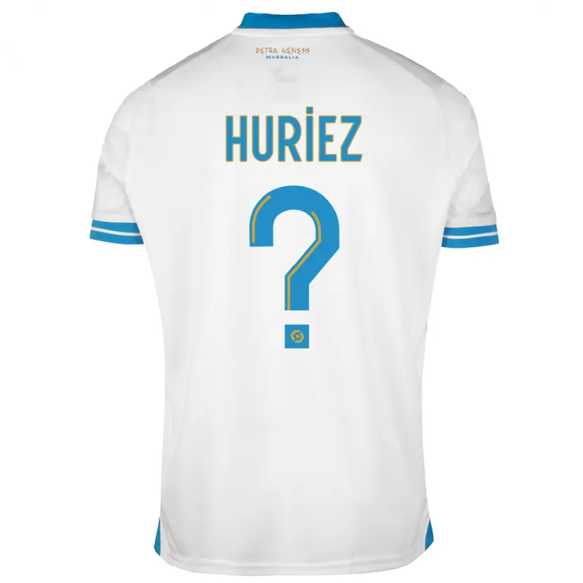 Danxen Niño Camiseta Evan Huriez #0 Blanco 1ª Equipación 2023/24 La Camisa