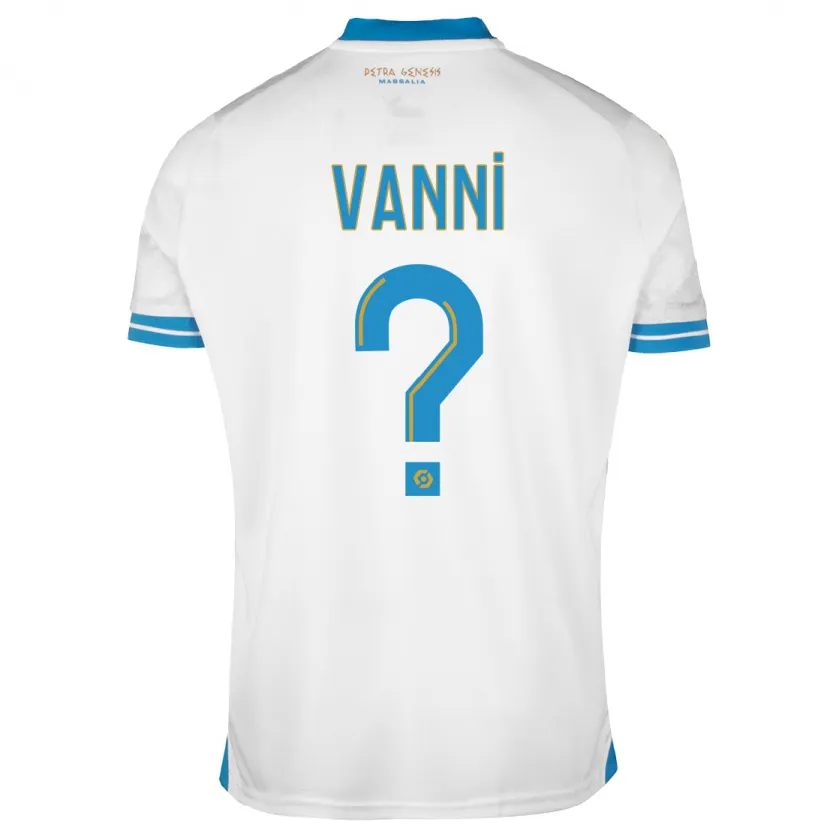 Danxen Niño Camiseta Fabio Vanni #0 Blanco 1ª Equipación 2023/24 La Camisa