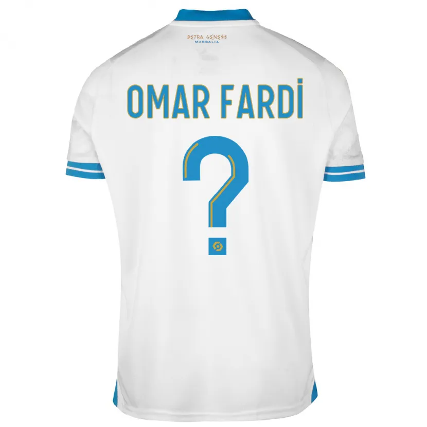 Danxen Niño Camiseta El Omar Fardi #0 Blanco 1ª Equipación 2023/24 La Camisa