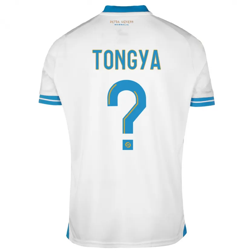 Danxen Niño Camiseta Franco Tongya #0 Blanco 1ª Equipación 2023/24 La Camisa