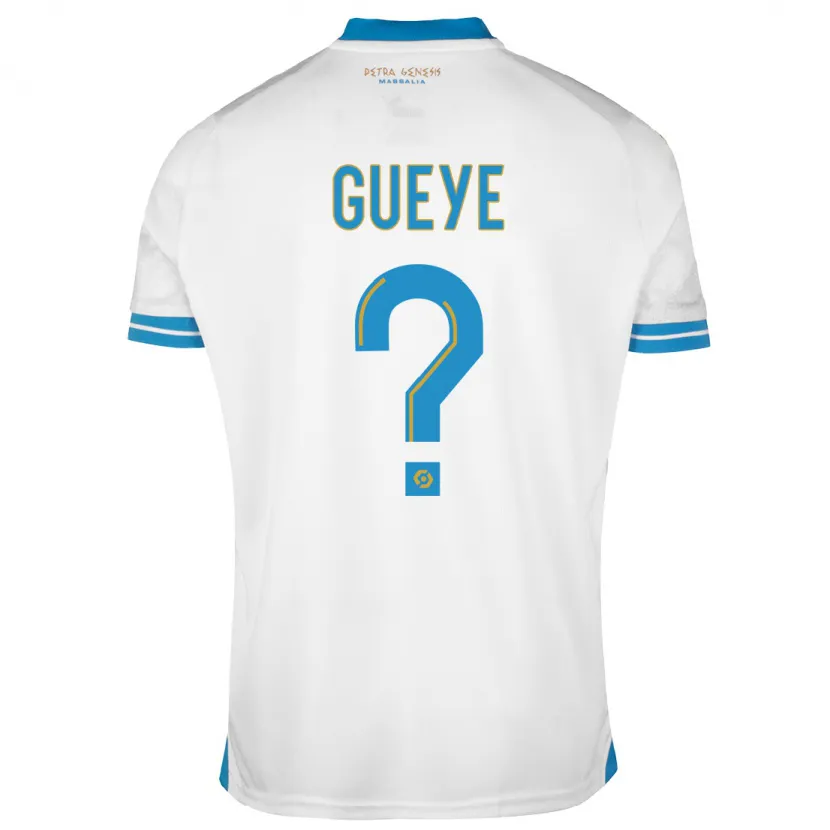 Danxen Niño Camiseta Daouda Gueye #0 Blanco 1ª Equipación 2023/24 La Camisa