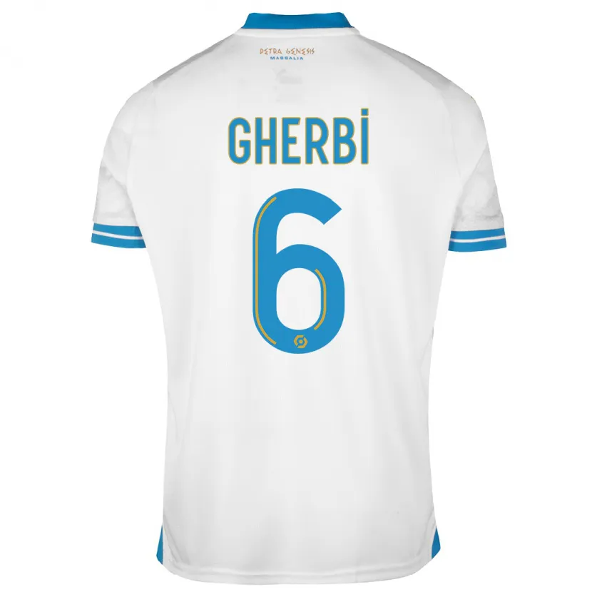 Danxen Niño Camiseta Candice Gherbi #6 Blanco 1ª Equipación 2023/24 La Camisa