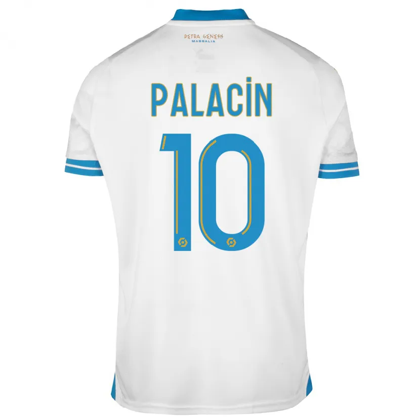 Danxen Niño Camiseta Sara Palacin #10 Blanco 1ª Equipación 2023/24 La Camisa