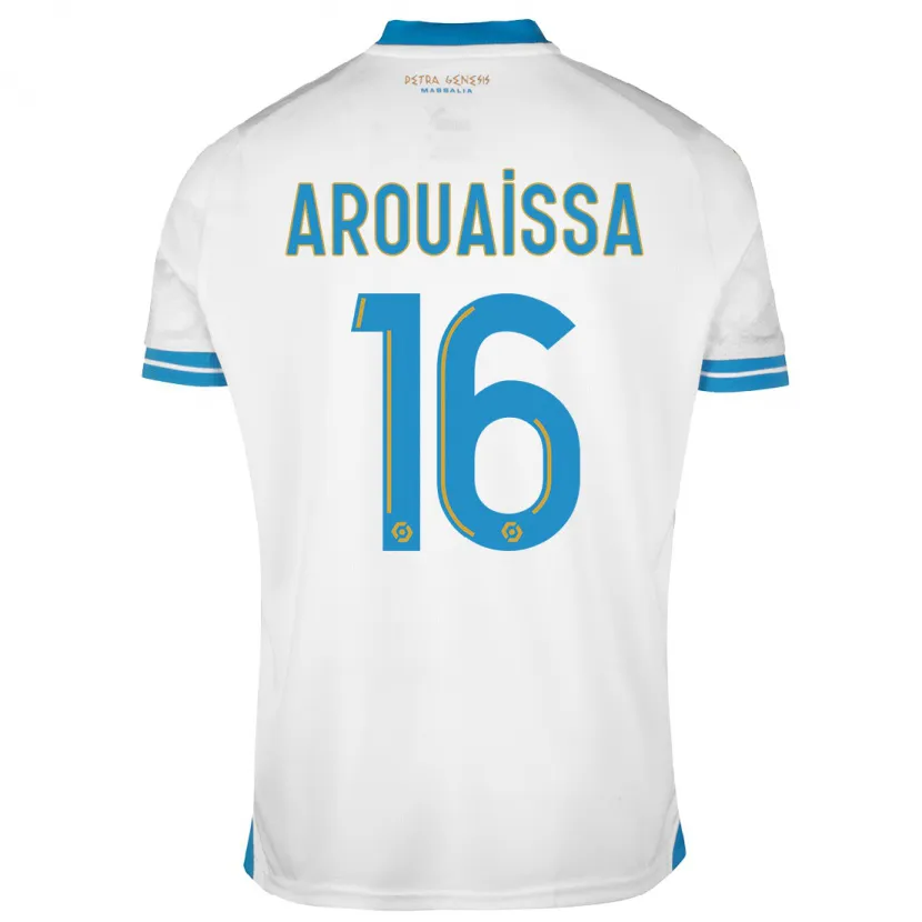 Danxen Niño Camiseta Ines Arouaissa #16 Blanco 1ª Equipación 2023/24 La Camisa