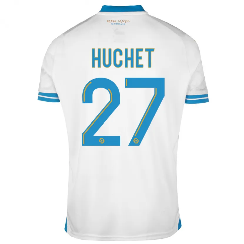 Danxen Niño Camiseta Sarah Huchet #27 Blanco 1ª Equipación 2023/24 La Camisa