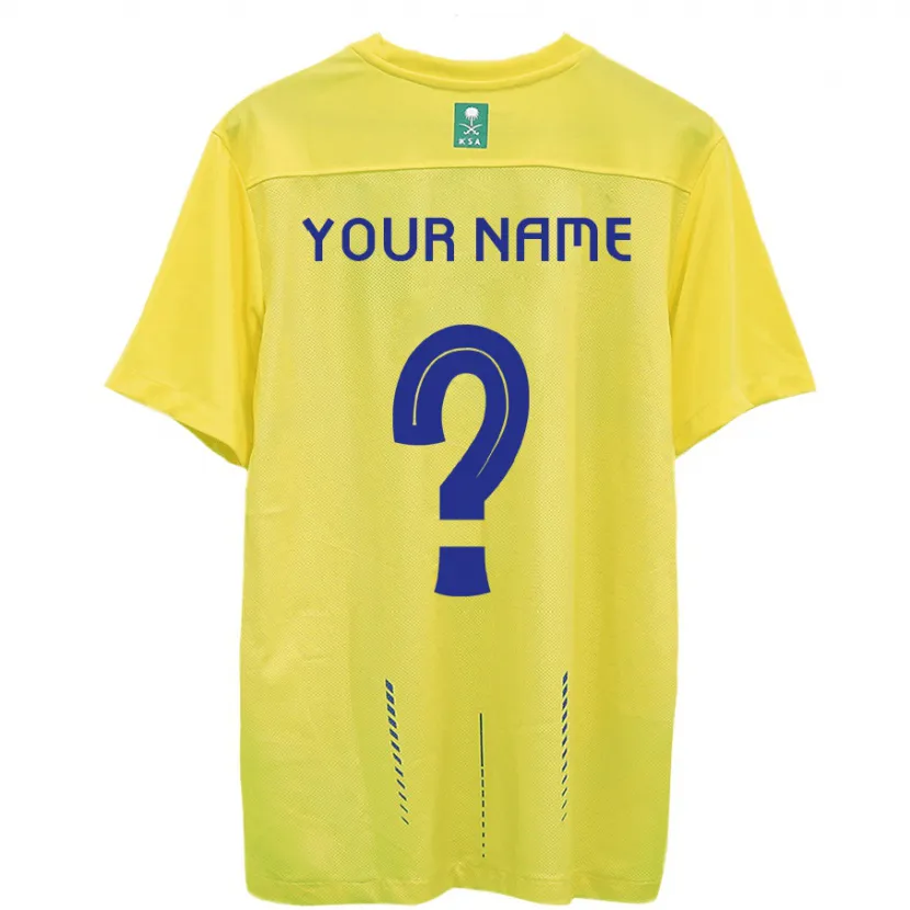 Danxen Niño Camiseta Su Nombre #0 Amarillo 1ª Equipación 2023/24 La Camisa