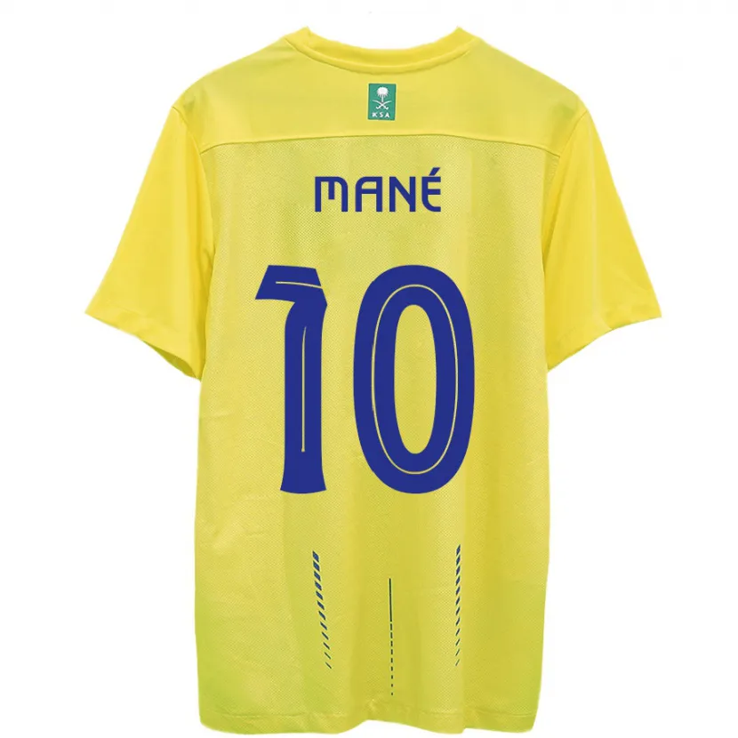 Danxen Niño Camiseta Sadio Mané #10 Amarillo 1ª Equipación 2023/24 La Camisa