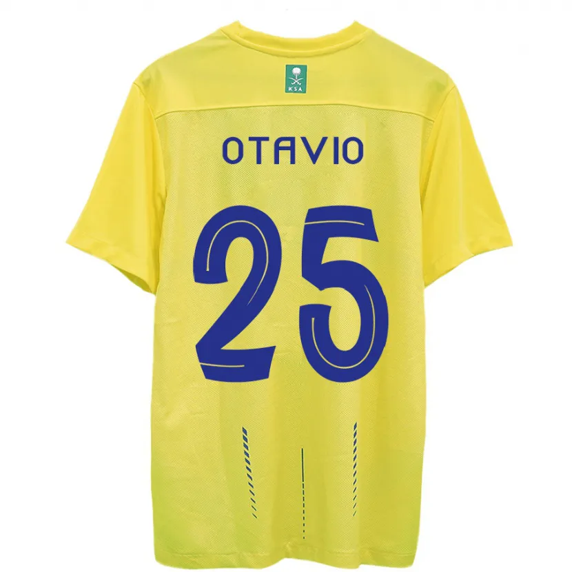 Danxen Niño Camiseta Otávio #25 Amarillo 1ª Equipación 2023/24 La Camisa