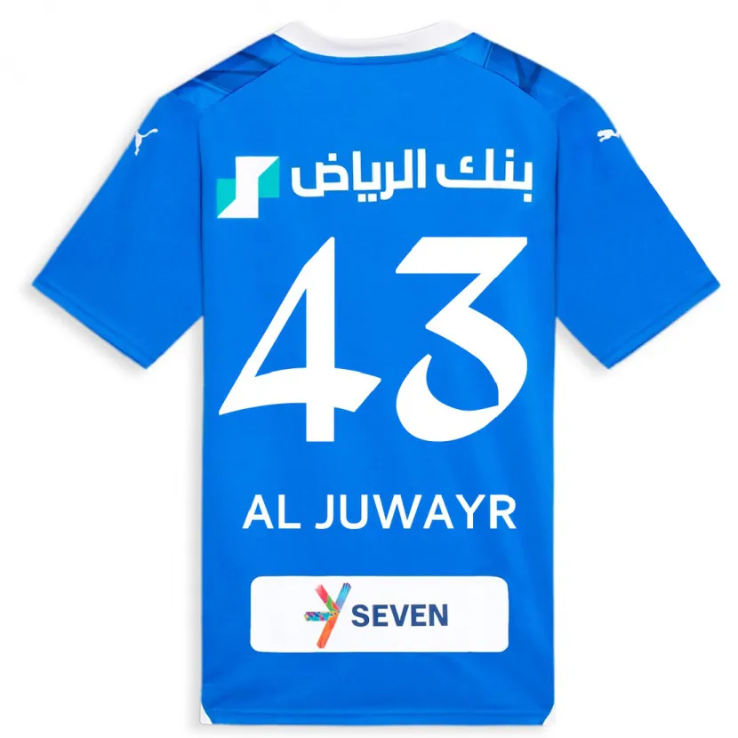 Danxen Niño Camiseta Musab Al-Juwayr #43 Azul 1ª Equipación 2023/24 La Camisa