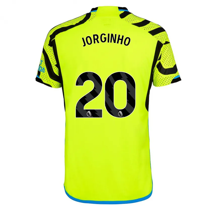 Danxen Niño Camiseta Jorginho #20 Amarillo 2ª Equipación 2023/24 La Camisa