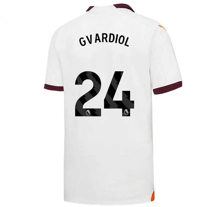 Danxen Niño Camiseta Josko Gvardiol #24 Blanco 2ª Equipación 2023/24 La Camisa