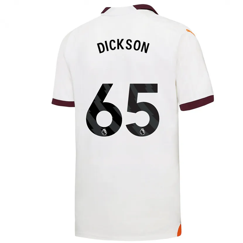 Danxen Niño Camiseta Will Dickson #65 Blanco 2ª Equipación 2023/24 La Camisa